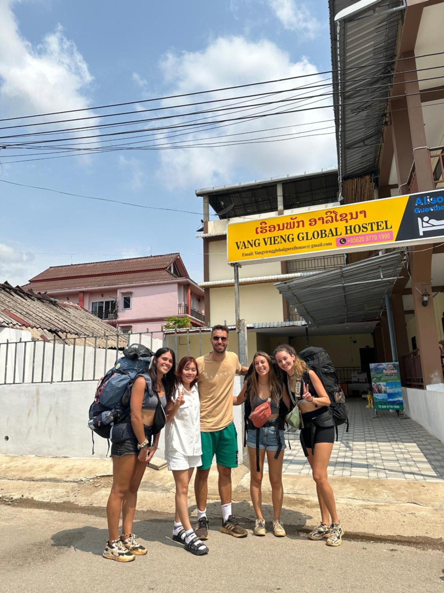 Vang Vieng Global Hostel Zewnętrze zdjęcie